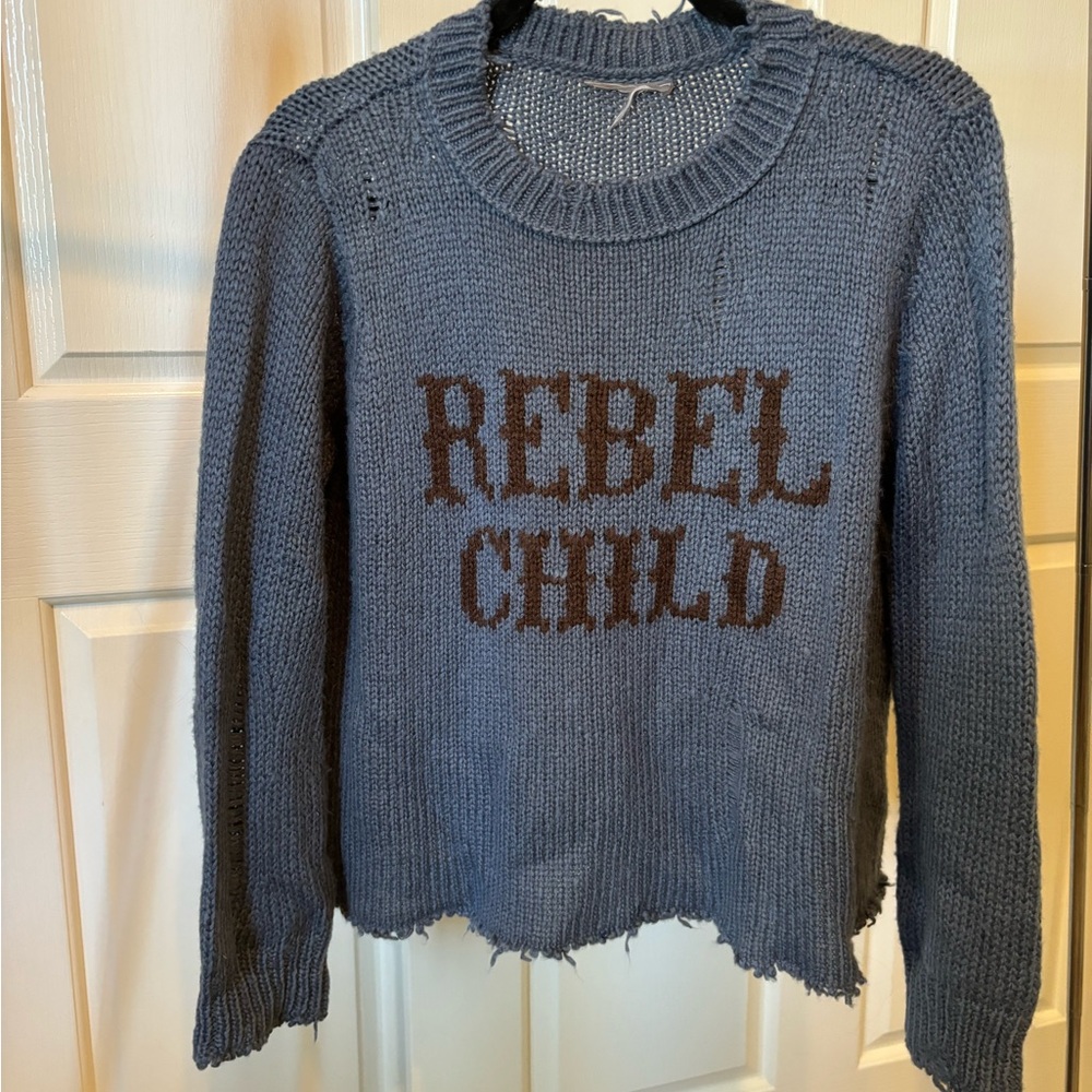 Distressed Rebel Child Sweater